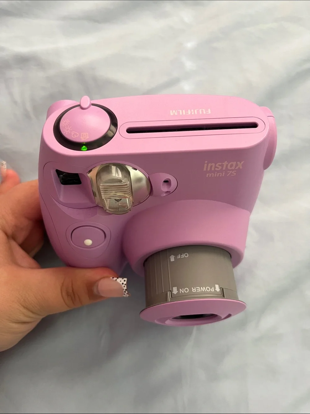 Fujifilm Instax Mini Instant Camera with Matching purple case